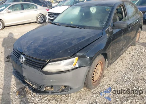 2012 Volkswagen Jetta 2.0L S из США, поврежденный, VIN 3VW2K7AJ1CM303872